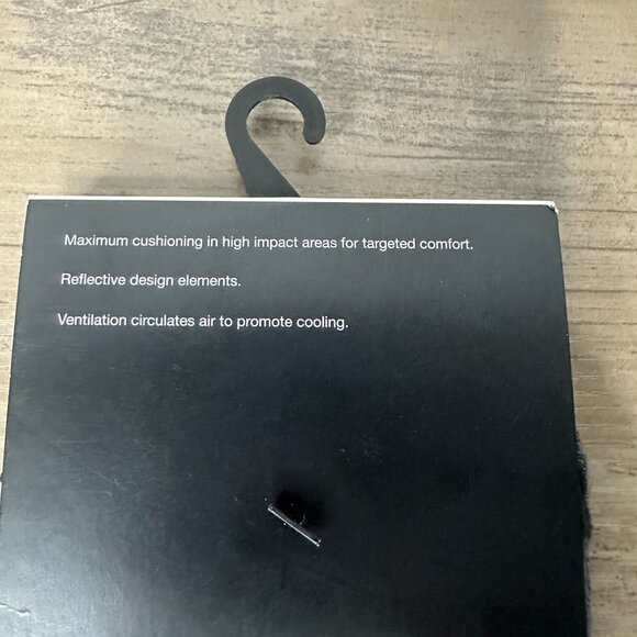 NWT Nike Unisex Spark Cushioned No Show Run Socks Black Size Large (CU7201-010) - Picture 8 of 12